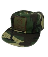 Vintage Drummond American Hat Cap Snap Back Camo Made in USA Bull Dog Lo... - £15.52 GBP