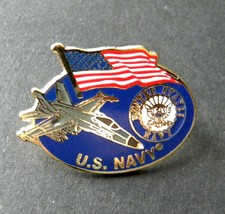 USN US Navy Services USA Flag Large Lapel Pin Badge 1.25 inches - $5.64