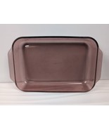 Pyrex Corning Cranberry 233-R Casserole Baking Dish Glass Pan 13x9x2 3 Qt - $13.99