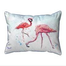 Betsy Drake Funky Flamingos Extra Large Pillow 20 X 24 - £55.38 GBP