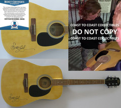 Sarah McLachlan  autographed acoustic guitar Angel COA exact Proof Beckett BAS - £633.08 GBP