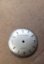 Vintage 1950&#39;s 60&#39;s Girard Perregaux Gyromatic Argent Montre Cadran W Dorée 27mm - £45.47 GBP