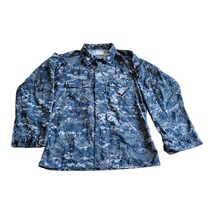 US Navy Military Digital Blouse Working Shirt Medium Long - £8.75 GBP