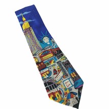 Gallery Collection By Christina Desiree New York By Night Series 1 Silk Necktie - £17.02 GBP