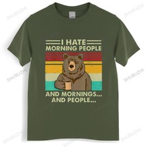 I Hate Morning People And Mornings And People T Shirt Funny- Drink Coffee Lover  - £58.63 GBP