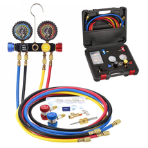 4-Way AC Manifold Gauge Set for R22, R134A, R410A Refrigerants, with Qui... - $116.16