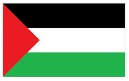 x2 15x9cm Palestine Flag Vinyl Stickers laptop wall car Free Palestinian Gaza - £4.96 GBP