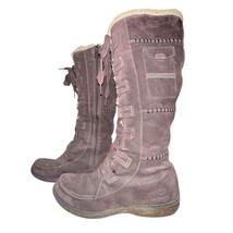 Timberland Earthkeepers Granby Tall Lace up Zip Suede Brown Boots Waterp... - $771.86 MXN