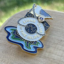 Lions Club of The Islips Lapel Pin Seagull 2&quot; - $386.77 MXN