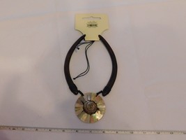 Beachcombers Fort Myers Florida Shell On Shell NK W-Wood Necklace Brown NOS - £12.13 GBP