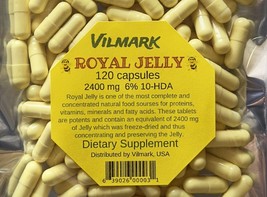 Royal Jelly 120 Capsules 2400 mg Non GMO Gluten Free - £13.18 GBP