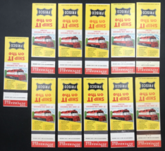 11 Vintage SLSF Ship It On The Frisco Railway Dependable One Matchbook Covers - £14.52 GBP