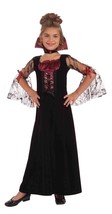 Miss Vampiress Girls Halloween Costume Child Medium 8-10 - £13.56 GBP