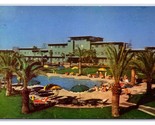 Poolside Flamingo Hotel Casino Las Vegas Nevada NV 1952 Chrome Postcard V4 - $3.91