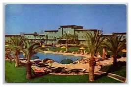 Poolside Flamingo Hotel Casino Las Vegas Nevada NV 1952 Chrome Postcard V4 - £3.05 GBP