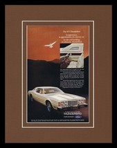 1973 Ford Thunderbird Framed 11x14 ORIGINAL Vintage Advertisement - $39.59
