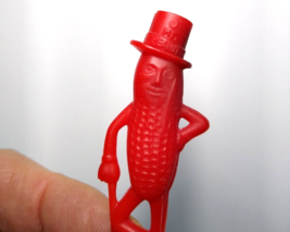 Planters Peanut Whistle Red Original Plastic Figure 1950s Vintage Toy Wa... - $5.40