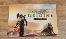 Assassin&#39;s Creed: Origins - 2017 Promo Poster - Thick 26&quot;x17.5&quot; Rare - £19.10 GBP