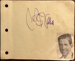 RUDY VALLEE AUTOGRAPHED SIGNED VINTAGE 1930s ALBUM PAGE AMERICAN Singer ... - £31.28 GBP