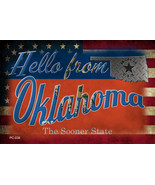 Hello From Oklahoma Novelty Metal Postcard - €13,61 EUR