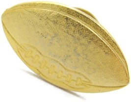 Gold Tone Football Hat Lapel Pin Vintage - £11.67 GBP