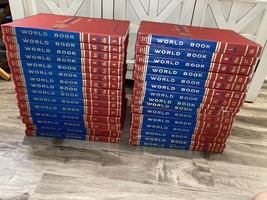 Rare 1964 World Book Encyclopedia LARGE TYPE Edition Comp. 30 Vol Set 11x15.75” - £151.85 GBP
