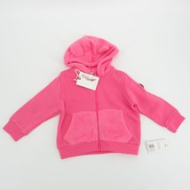 Jessica Simpson Baby Girls Plush Pink Hooded Jacket 12M NWT $80 - £15.82 GBP