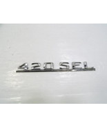 87 Mercedes W126 420SEL emblem, on trunk lid 420SEL 1268172015 - $38.35 CAD
