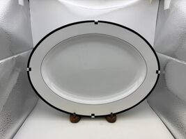 Mikasa Fine China MIDNIGHT 14 1/2" Oval Serving Platter - $79.99