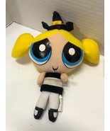 Powerpuff BUBBLES Nanco 8 1/2&quot; Halloween Witch Hat Plush Vintage Figure - $40.74 CAD