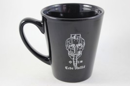 Latin Cede Nullis Yield To None Black Skull Coffee Mug - £14.04 GBP