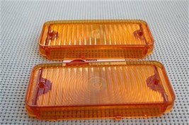 67 68 Chevy Pickup Truck Amber Park Light Lamp Lenses Pair - £16.98 GBP