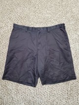 PGA PRO TOUR MENS BLACK PLEATED FRONT GOLF SHORTS SIZE 42 - $16.00