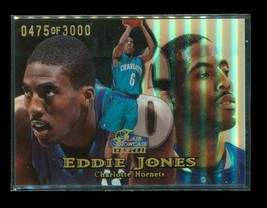 1998-99 Flair Showcase Row 1 #33 Eddie Jones /3000 Charlotte Hornets Basketball - £5.20 GBP