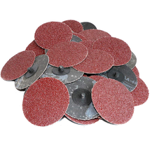 Grit40 50Pcs 3&quot; Inch Sanding Disc Roll Lock R-Type Sandpaper Quick Chang... - €43,46 EUR