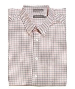 New Daniel Cremieux Men&#39;s Short-Sleeve Plaid Shirt Bright Coral X-Large - $67.39 CAD