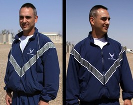 NEW USAF AIR FORCE IMPROVED PHYSICAL TRAINING REFLECTIVE PTU JACKET ALL ... - $33.05