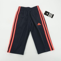 Adidas Boys Girls Gray Athletic Elastic Waist Pants Size 2T New $32 - $13.86