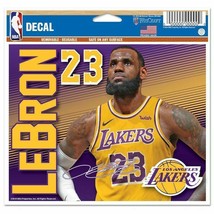 LEBRON JAMES  Los Angeles Lakers 5x6 Car Window Ultra Color Decal - £7.52 GBP