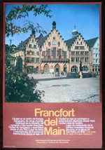 Original Poster Germany Frankfurt Old House Square - $43.59