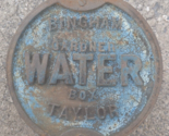 Bingham &amp; Taylor Gardner Water Box Cast Iron Water Box Cover - £79.69 GBP