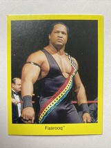 1997 WWF Cardinal Trivia Game Card Farooq WWE Superstar - £2.38 GBP