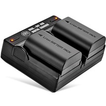 BM Premium 2 Pack of LP-E6NH High Capacity Batteries and Dual Bay Battery Charge - £80.25 GBP