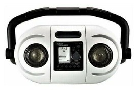 iSplash Rugged Splashproof Stereo Speaker System AM/FM Digital Tuner iPod MP3 - £63.26 GBP