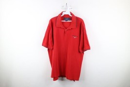 Vtg 90s Polo Sport Ralph Lauren Mens XL Faded USA Flag Thermal Waffle Knit Polo - £43.43 GBP