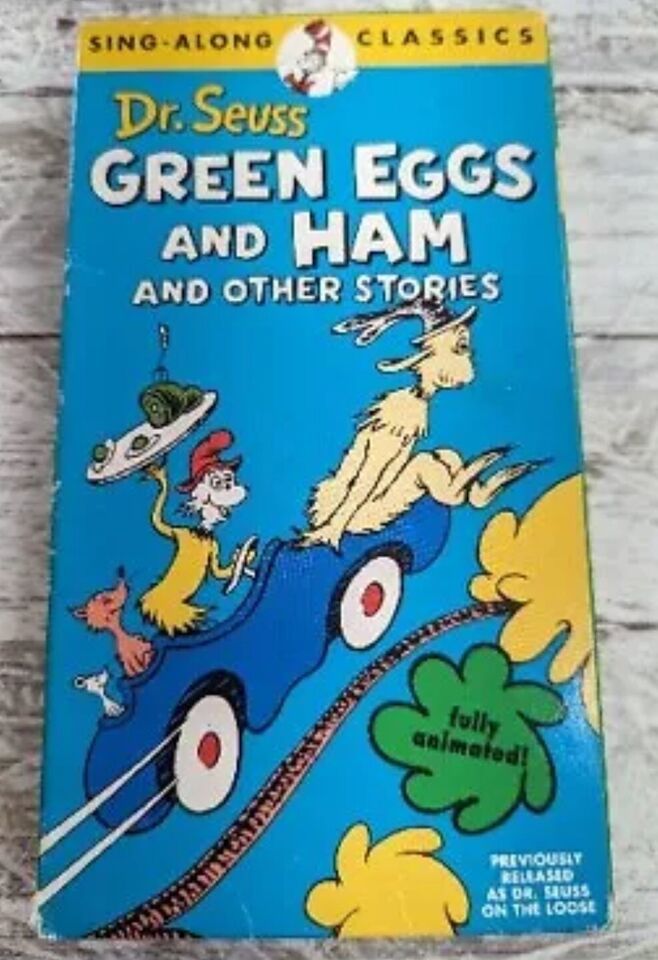 Dr. Seuss Green Eggs And Ham & Other Stories VHS Sing Along Classics