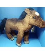 Russ Yomiko Classics Mustang Horse Brown Plush 10&quot;  X 9&quot;  High Please Read - $166.17 MXN