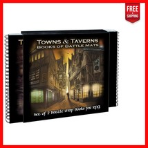 Compact Towns &amp; Taverns Battle Mat Set - 40 Maps for Epic RPG Adventures - $1,547.48 MXN