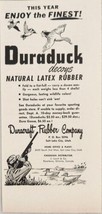1955 Print Ad Duraduck Duck Decoys Natural Latex Rubber Salt Lake City,Utah - $8.98