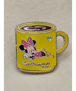 Walt Disney World Resort Minnie Mouse Yellow Coffee Cup Trading Pin Rare - £7.07 GBP
